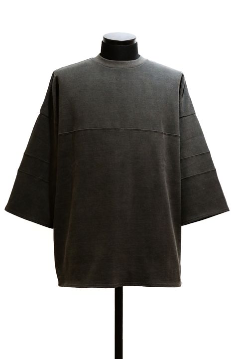 20//1 RECYCLE SUVIN ORGANIC COTTON KNIT FOOTBALL TEE / リサイクル スビン オーガニックコットン 度詰天竺 フットボール Tシャツ