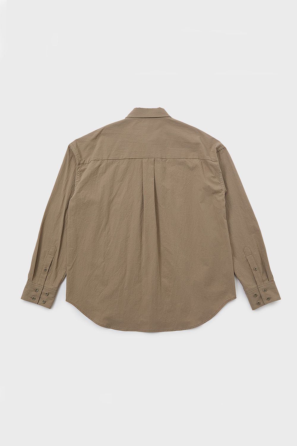Tonbi hooks detail shirt / トンビフック ディテール シャツ