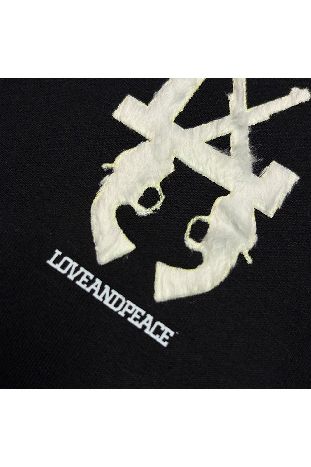 LA FAR PRINT S/S T / LA ファー フロッキープリント ショートスリーブ Tシャツ