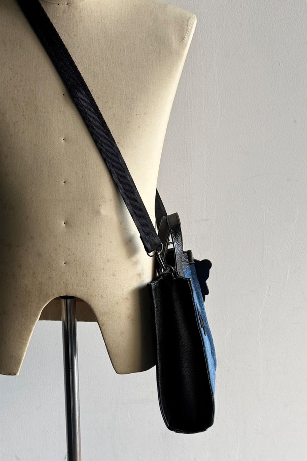 DENIM MINI TOTE BAG / decadeコラボ デニム ミニトートバッグ