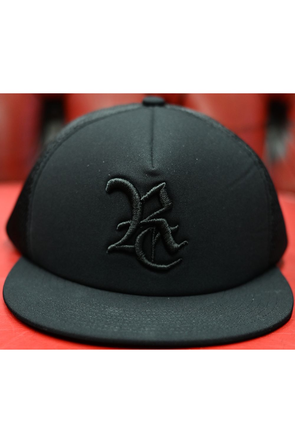 RC MESH CAP / 3Dロゴ刺繍 メッシュ ベースボール キャップ
