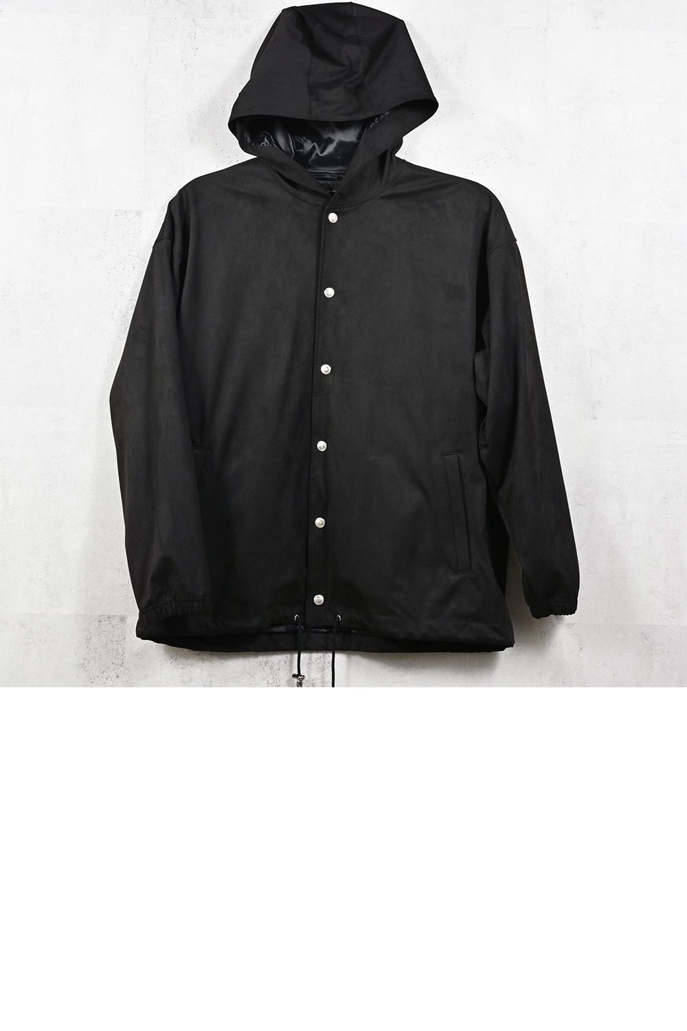 suede coach hoodie / エコスエード コーチ フーディー