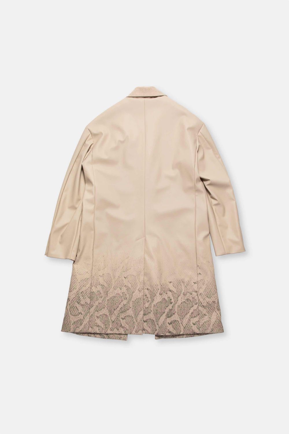 eco leather chester coat