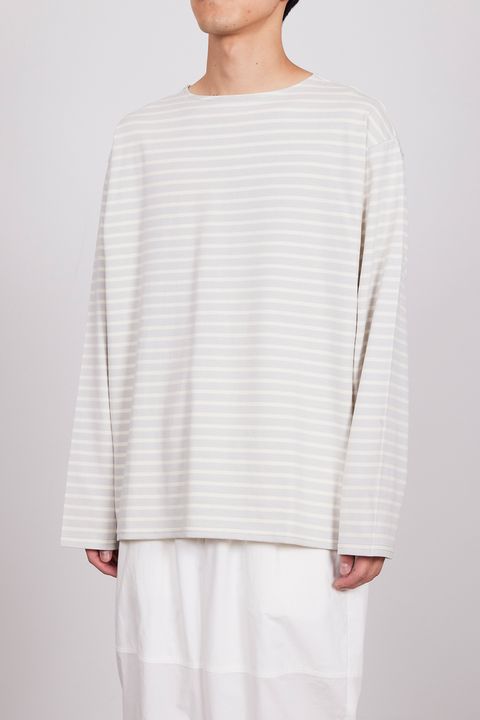 30//1 ORGANIC COTTON KNIT NEW BASQUE SHIRT / オーガニックコットン 度詰め天竺 ニュー バスクシャツ