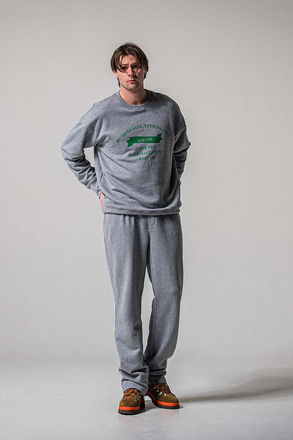 HF URAKE WIDE TUCK PANTS / 裏毛 ワイドタックパンツ