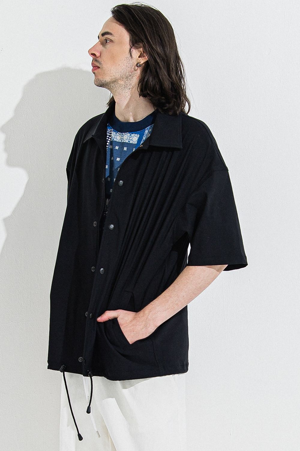 NYLON HALF COACH JACKET / ナイロン ハーフ コーチジャケット