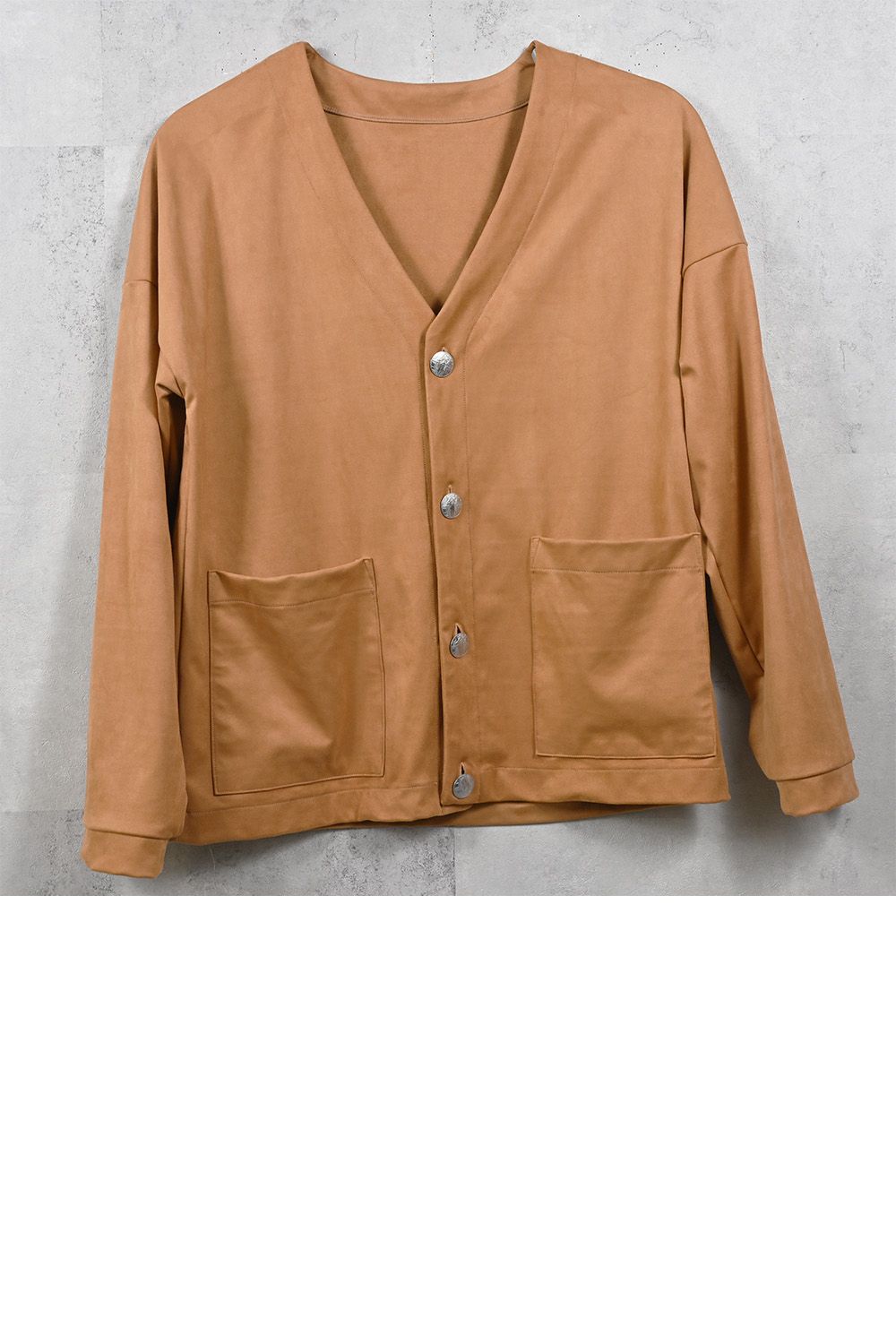 suede cardigan / エコスエード カーディガン