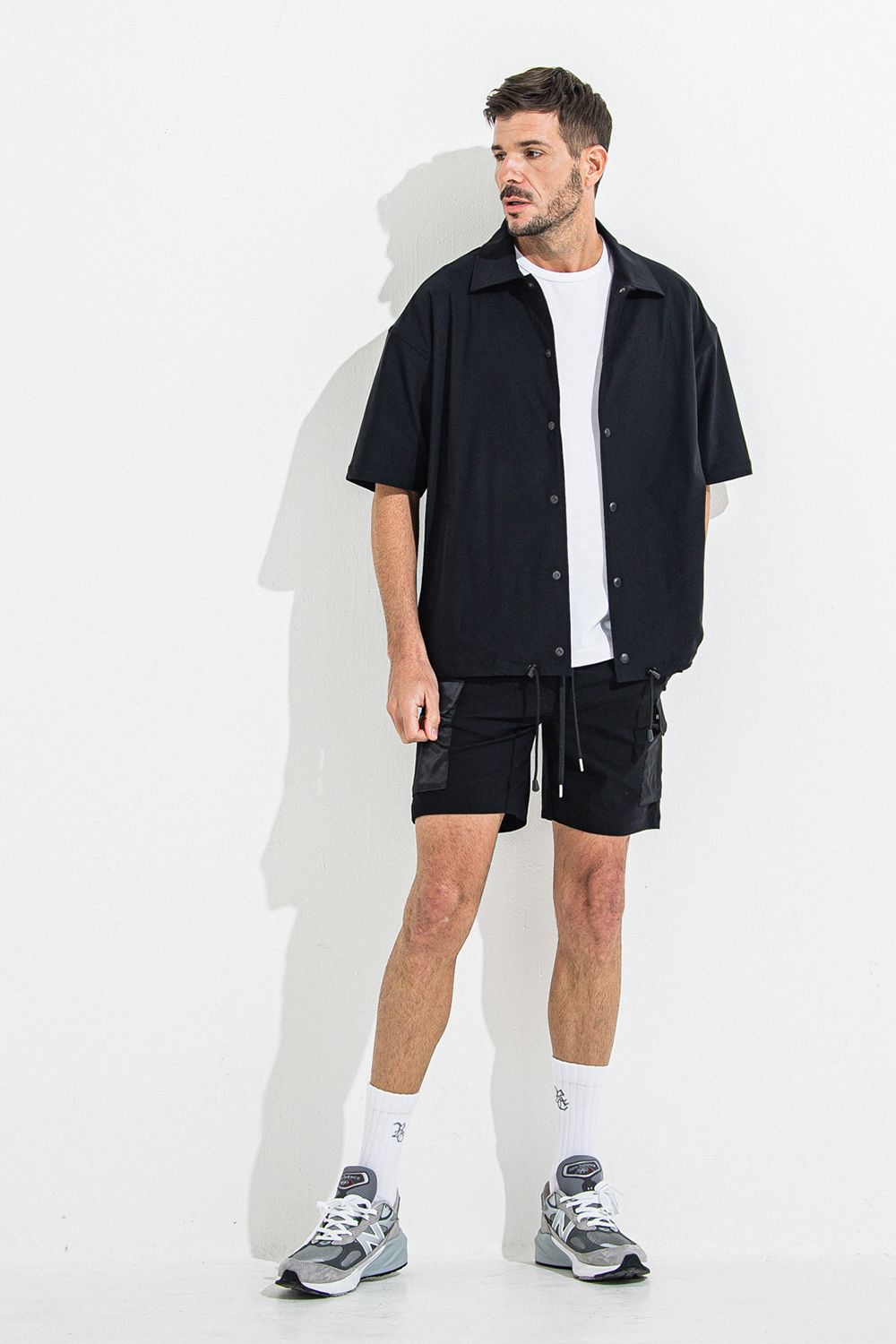 NYLON HALF COACH JACKET / ナイロン ハーフ コーチジャケット