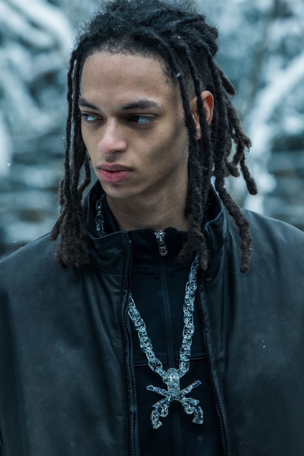 COW LEATHER ZIP JKT / カウレザー ジップ ジャケット スタンドカラージャケット