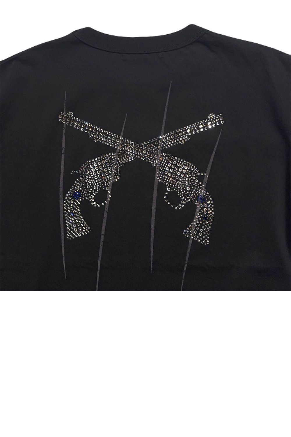 FANC/JER SS SLASH/CR / ファンクション ジャージ Tシャツ スラッシュプリント クリスタルクロスガン