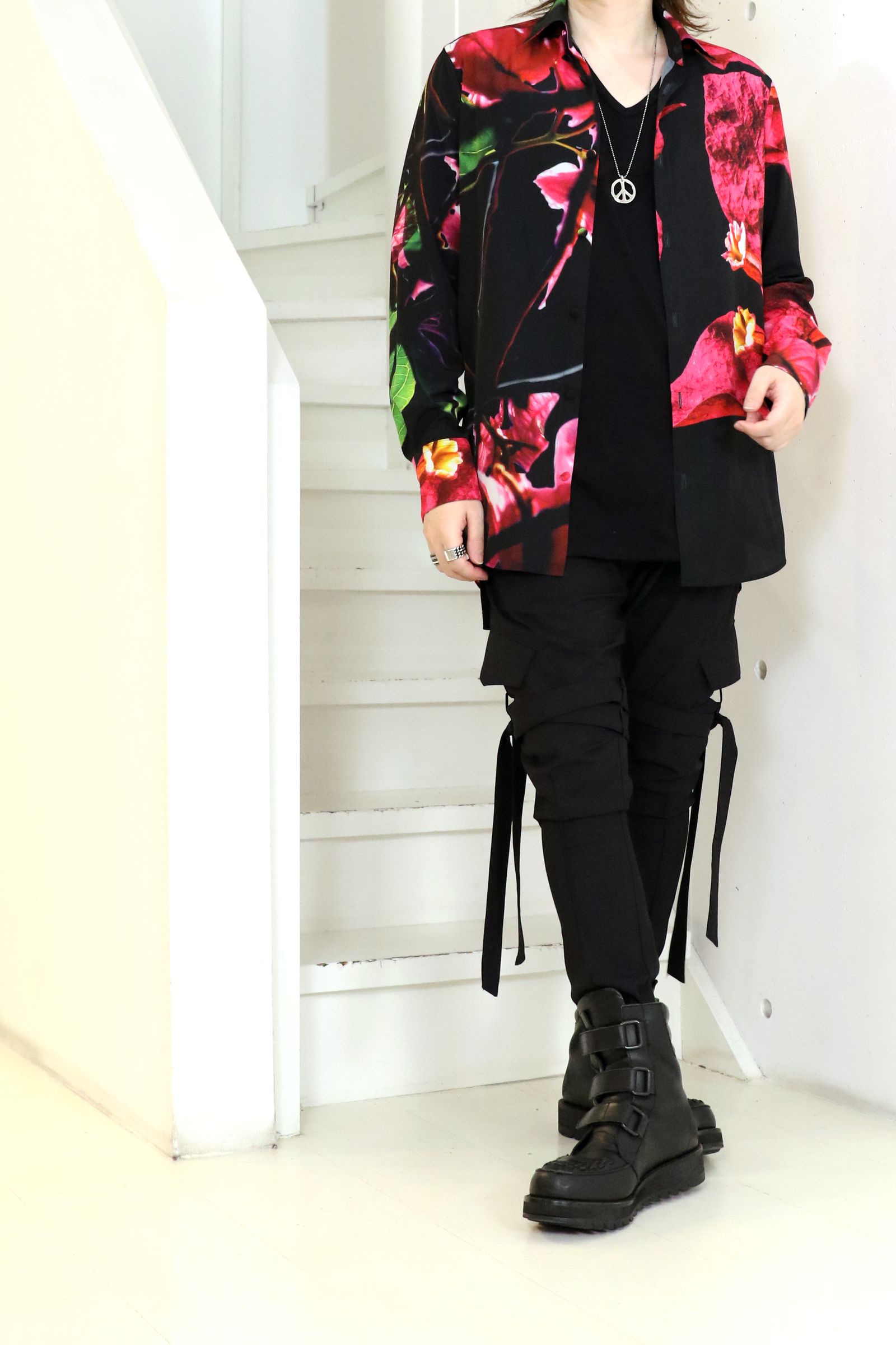 Eco Decine Bougainvillia Shirt / ブーゲンビリア シャツ