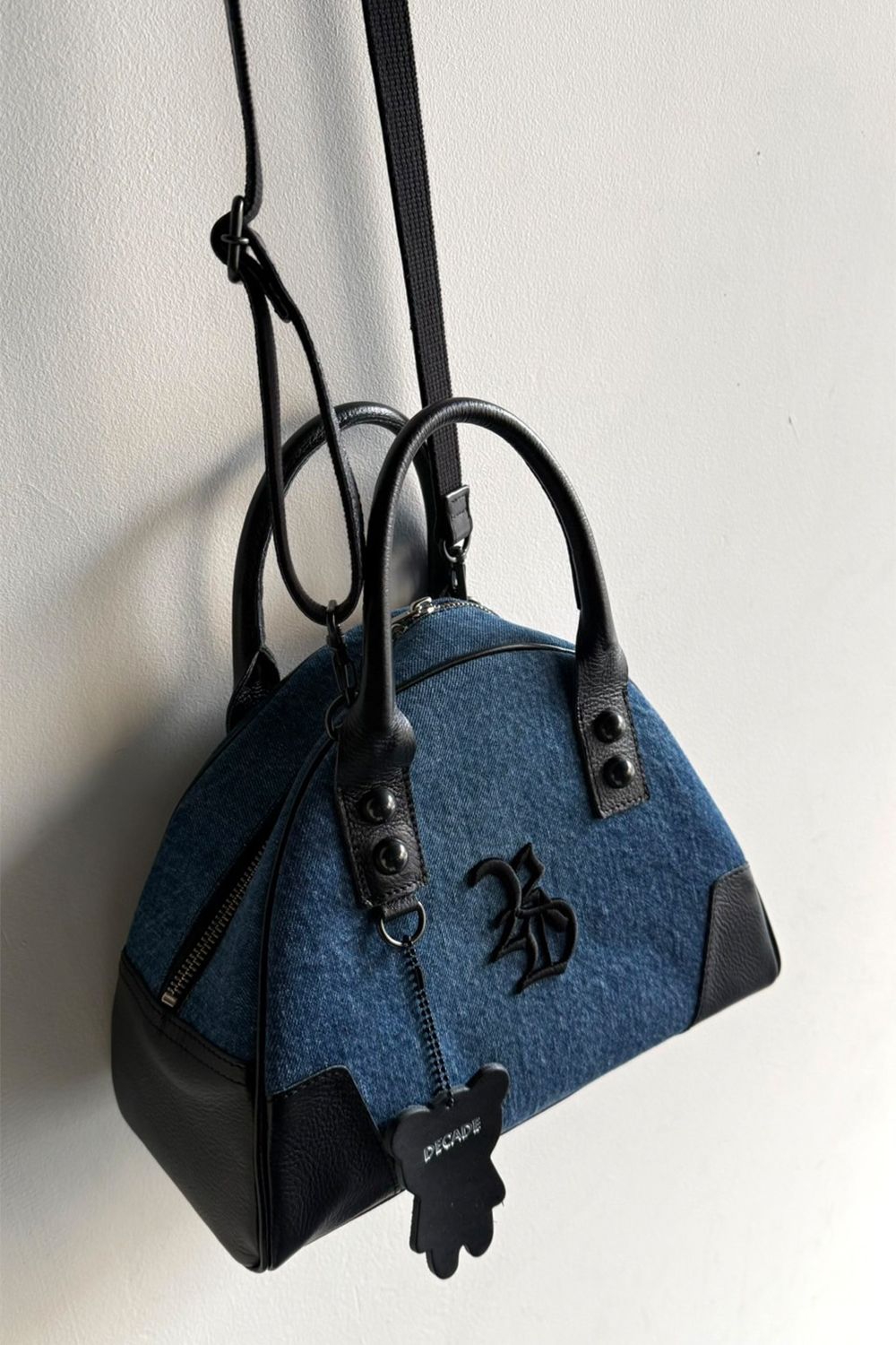 DENIM MINI BOSTON BAG / decadeコラボ デニム ミニボストンバッグ