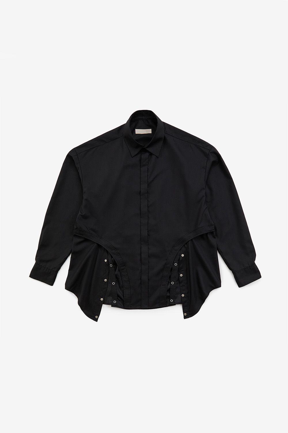 Multi-way snap button shirt / マルチウェイ スナップボタン シャツ