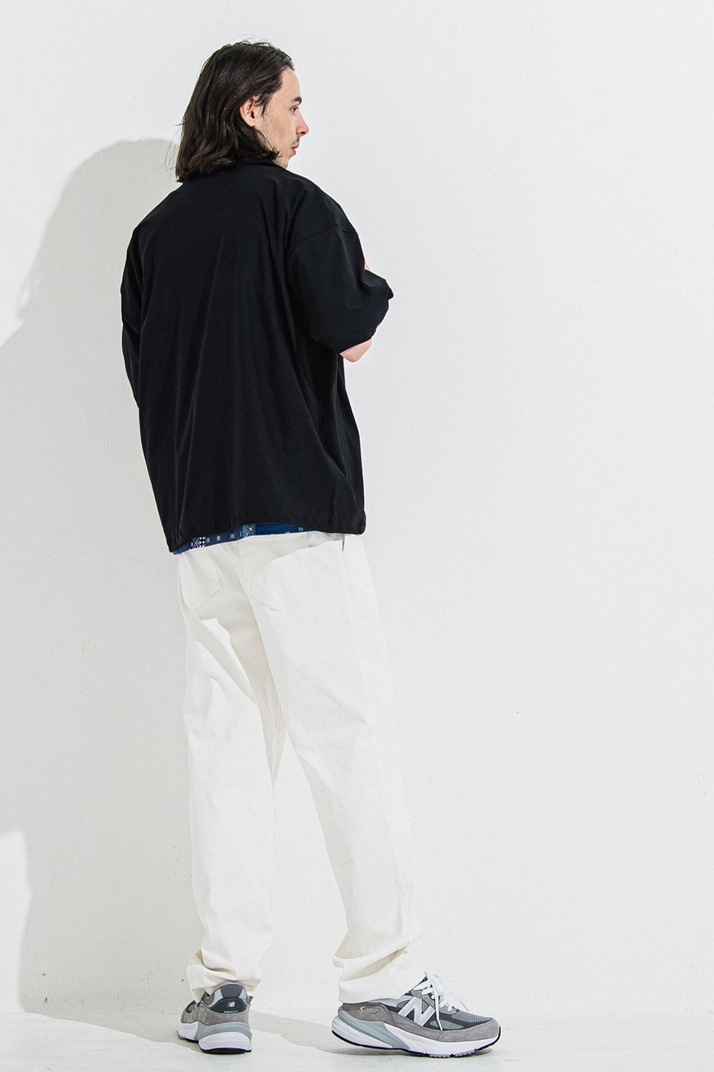 DENIM JERSEY WIDE PT / デニム ジャージ ワイド パンツ