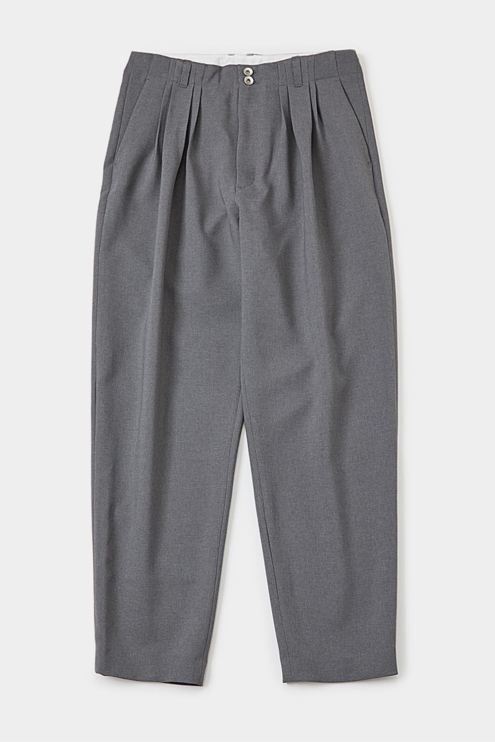 Double cross 4 tuck trousers / ダブル クロス 4タック トラウザーズ