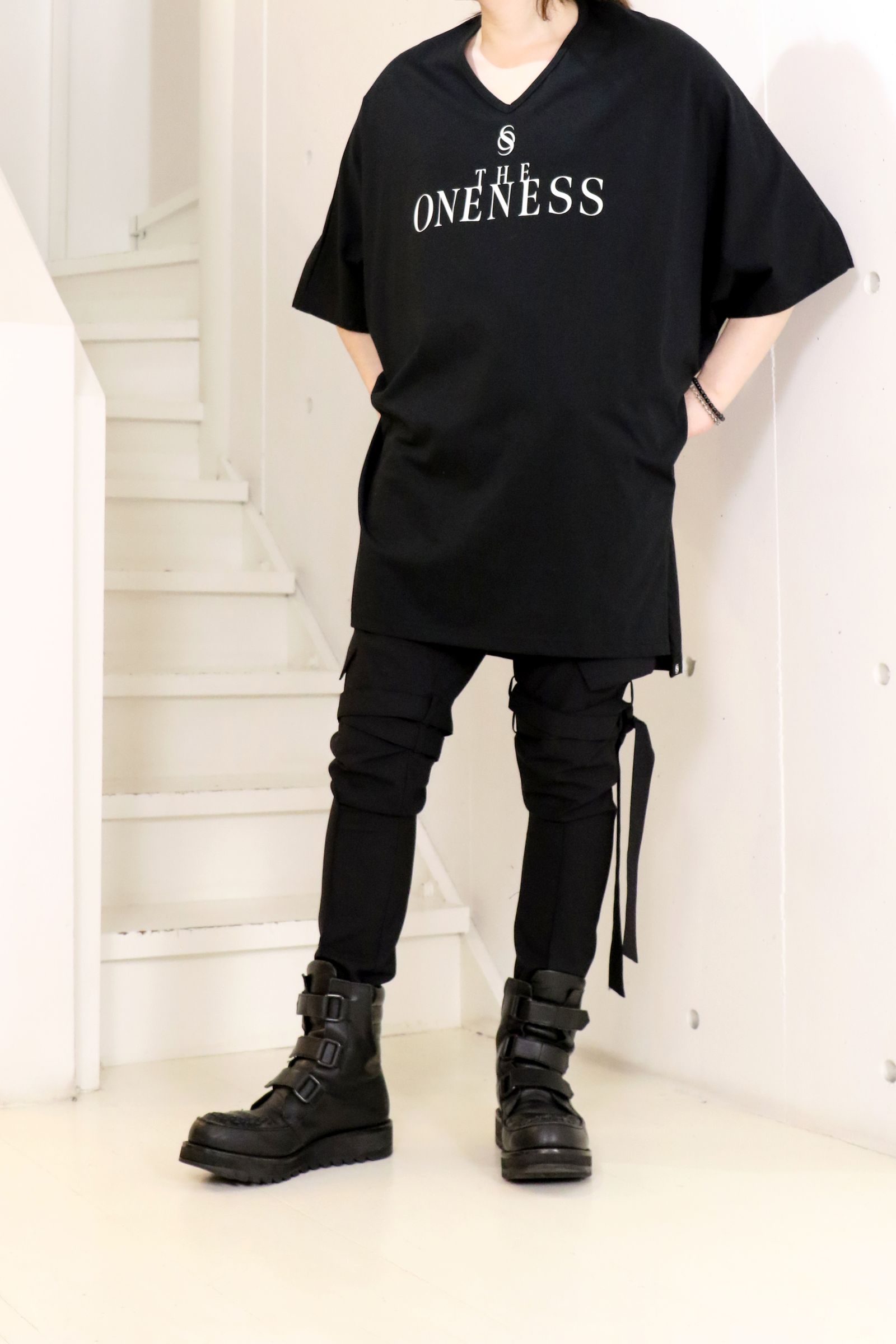 V Neck Dolman T-Shirt / ドルマンスリーブ Vネック Tシャツ