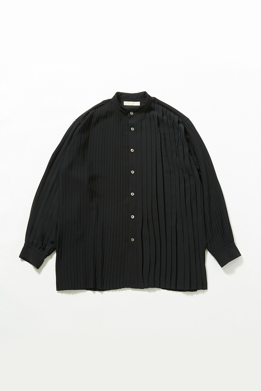Asymmetry pleats shirt  / アシンメトリー プリーツ シャツ