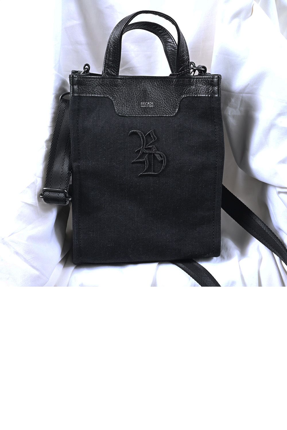 DENIM MINI TOTE BAG / DECADE コラボ デニム ミニトート バッグ