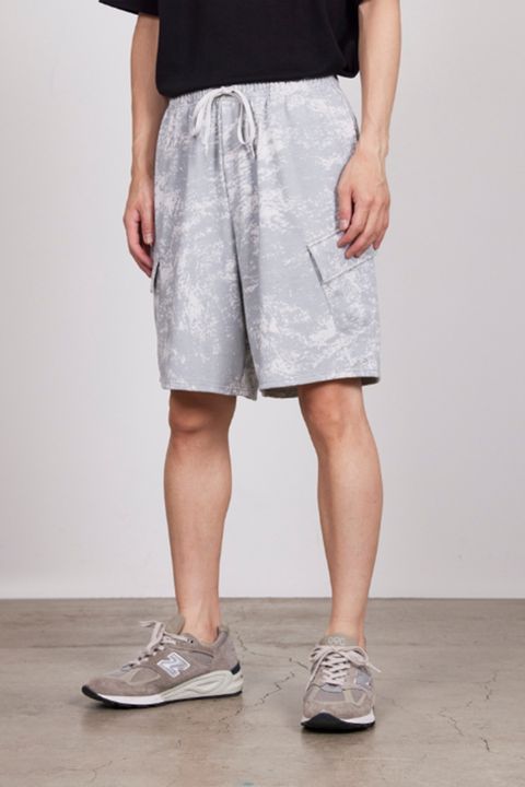 20//1 RECYCLE SUVIN ORGANIC COTTON KNIT CARGO SHORTS / リサイクルスビン オーガニックコットン 度詰め天竺 カーゴショーツ