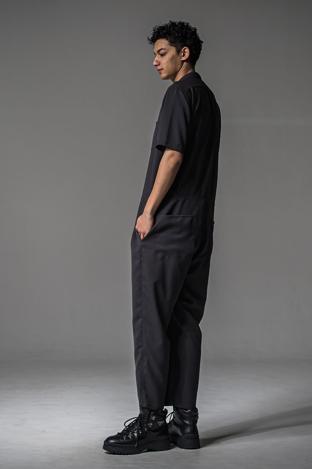 rage twill half all in one / 半袖シャツオールインワン