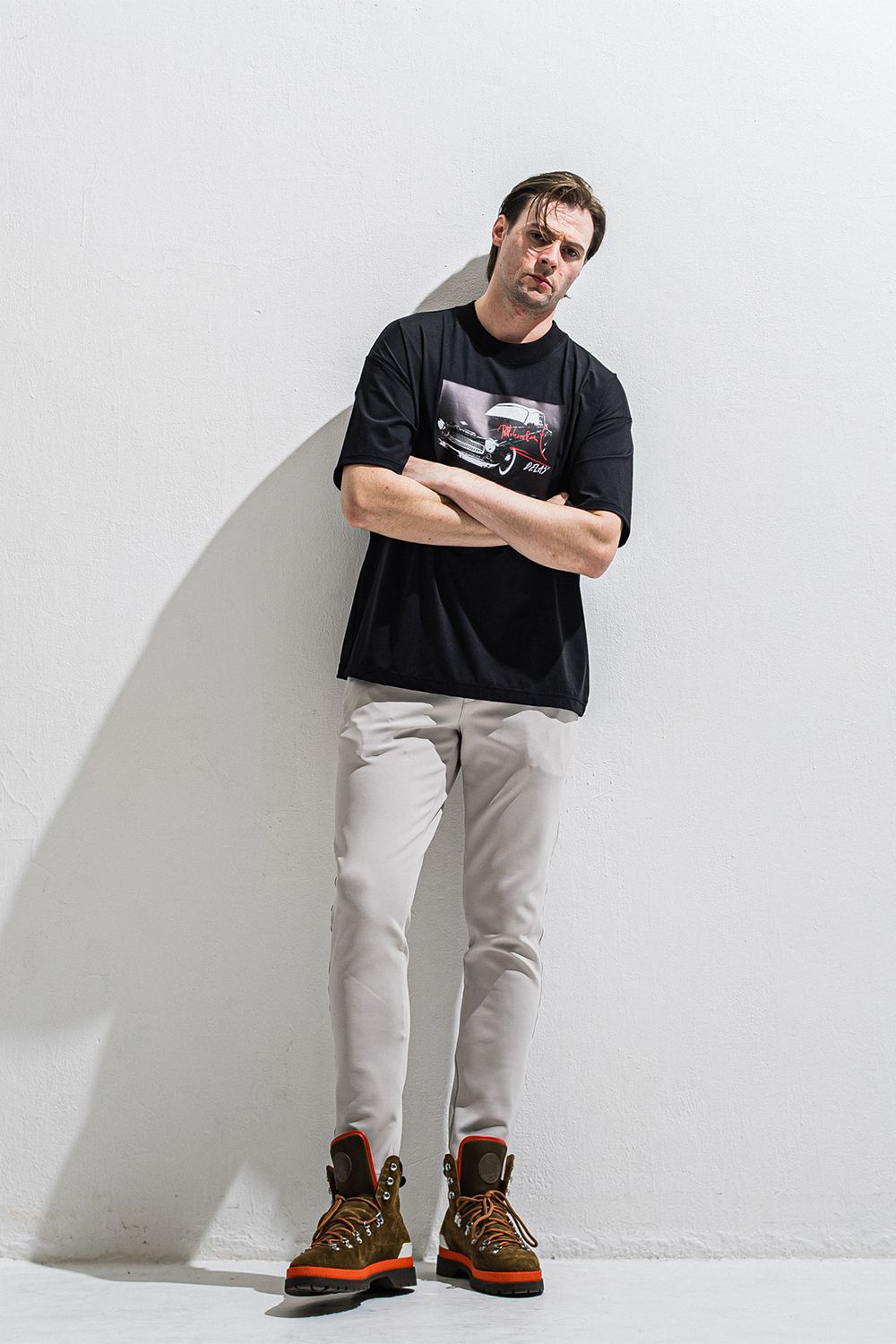 car overnylon T / ナイロン オーバーサイズTシャツ