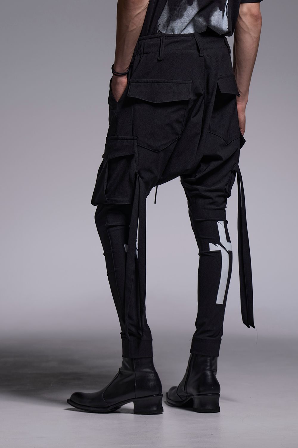 High Tension Jersey Sarrouel Pants / ハイテンションジャージー サルエルパンツ（プリントあり）