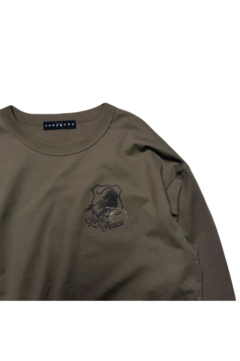 ORG/CO L/TEE PANTHER / オーガニックコットン パンサーエンブレム ロングスリーブ Tシャツ