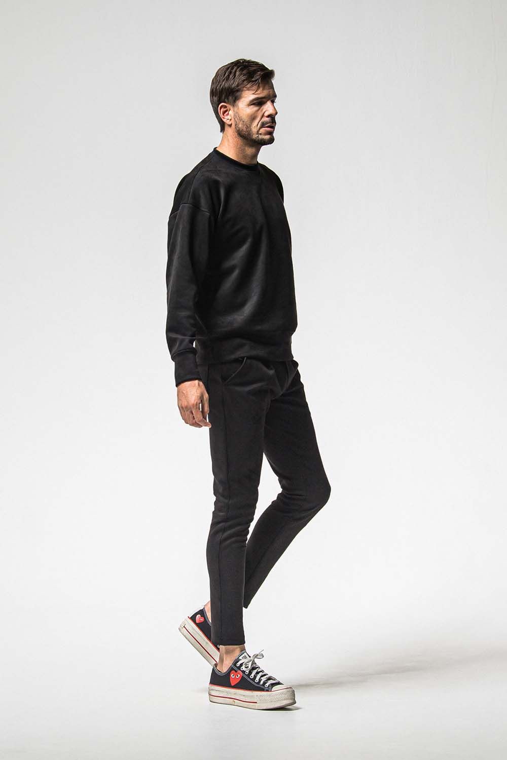 CHRIS EASY SUEDE TUCK PANTS / クリス イージー スウェード タックパンツ