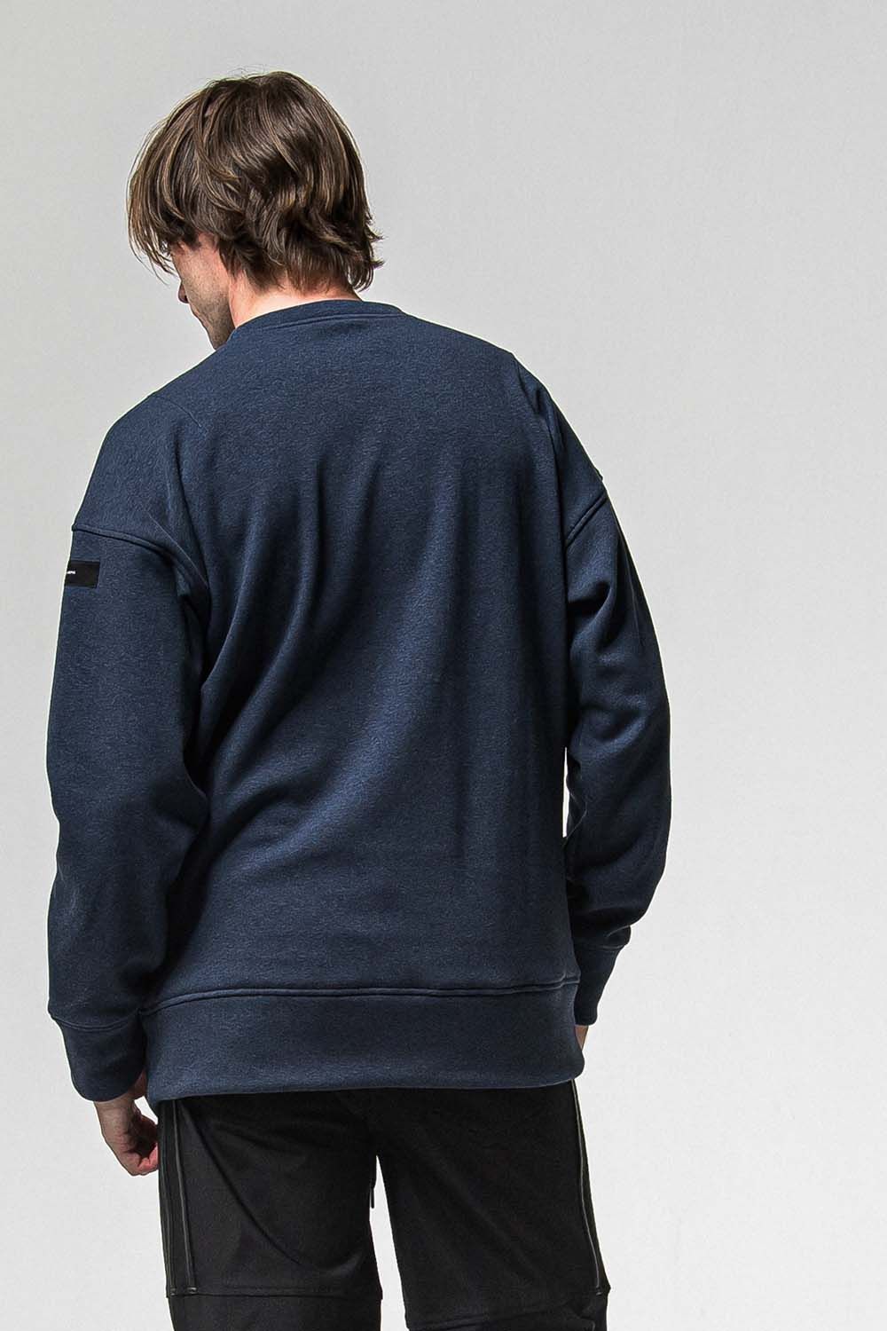 RC CHENILLE VELOURS FLEECE DROP TRINER / RC サガラ刺繍ワッペン ベロア フリース ドロップ トレーナー