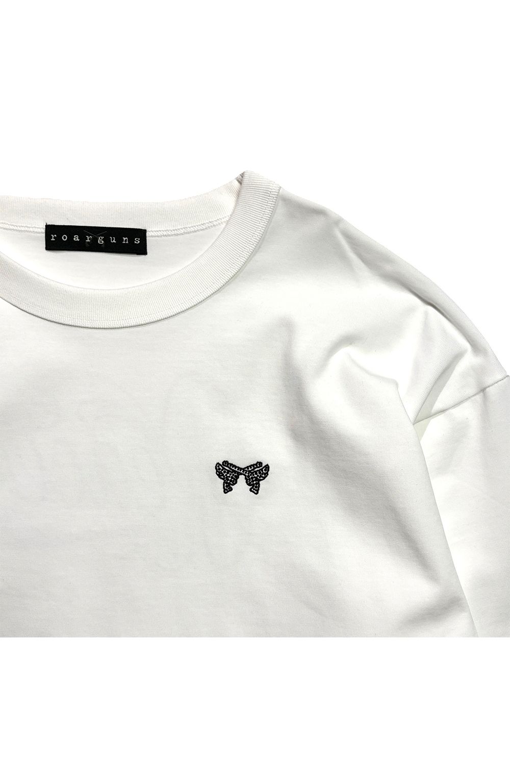 WING EMB LOVE L/S T / ウイングクロスガン エンブロイダリー ラブ クリスタル ロングスリーブ Tシャツ