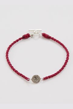 【fruct】Flower plate rope bracelet / フラワー プレート ロープ ブレスレット