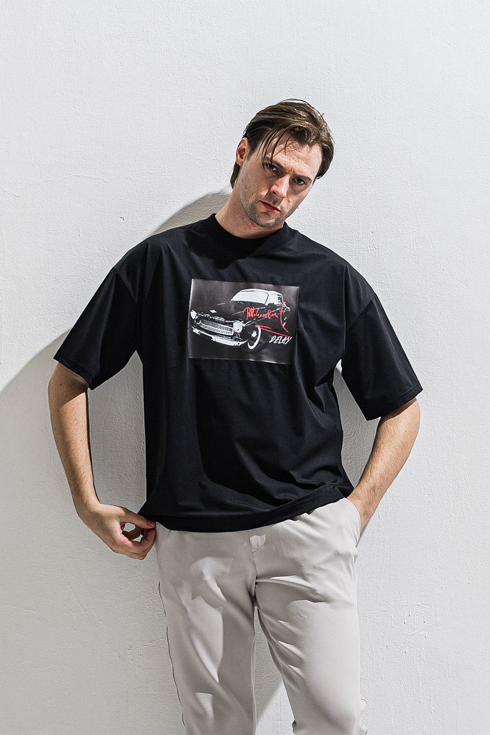 car overnylon T / ナイロン オーバーサイズTシャツ