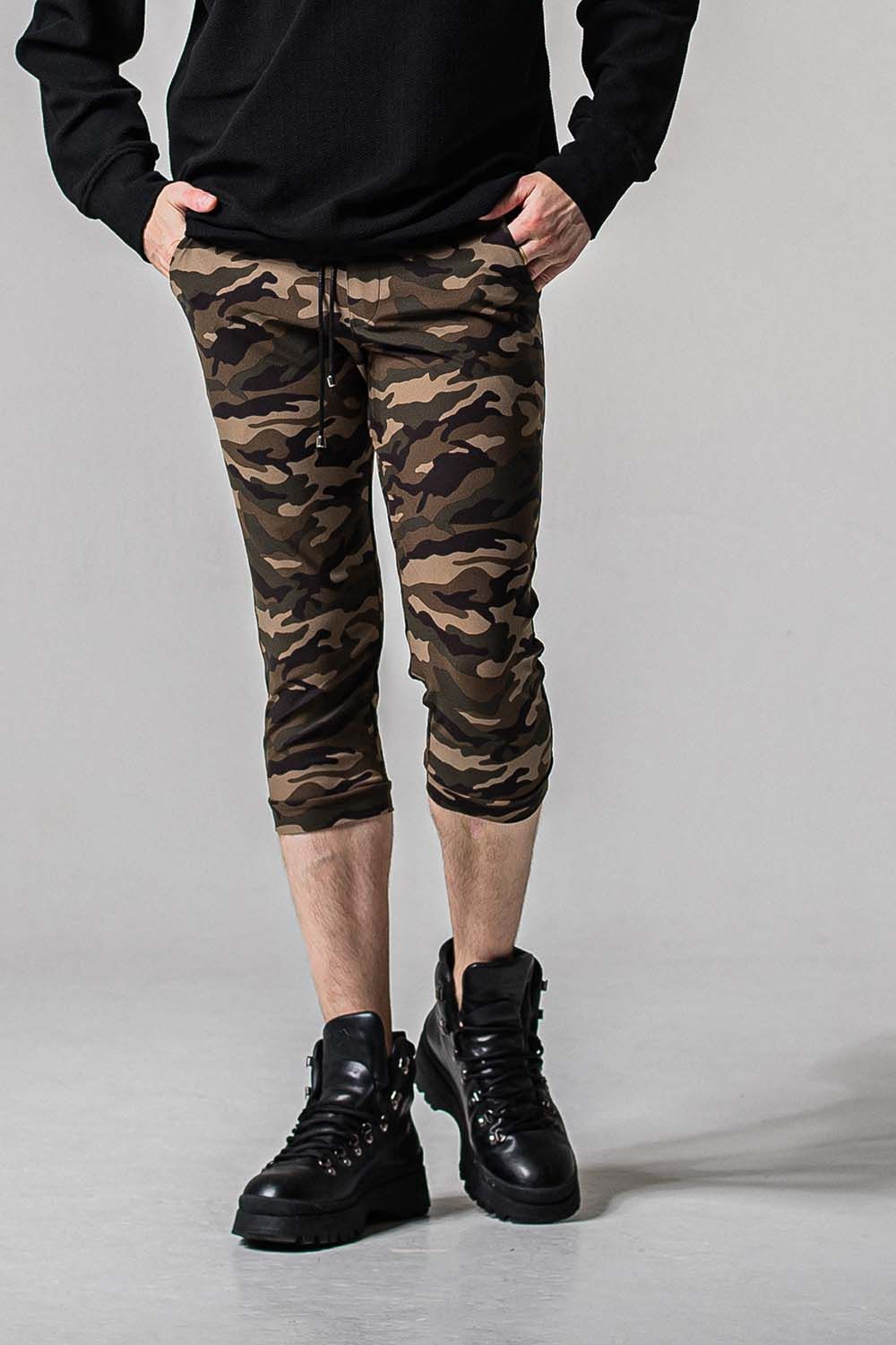 RE CROPPED PT / ナイロン イージー クロップドパンツ