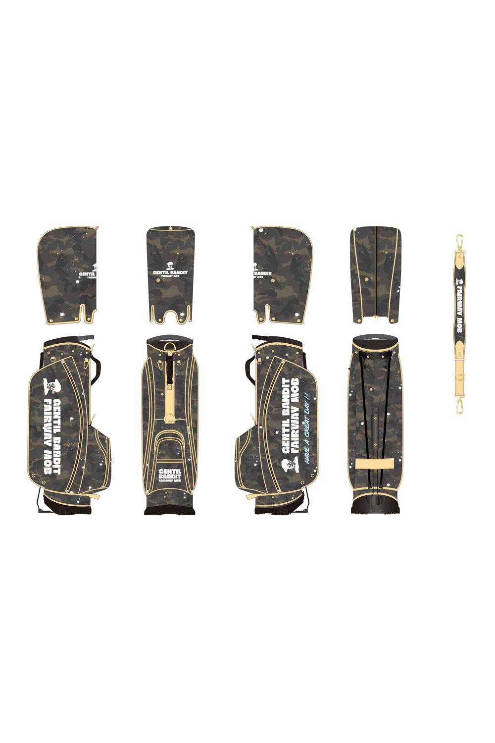 GENTIL BANDIT FAIRWAY MOB ゴルフバッグ GENTIL BANDIT - GENTIL BANDIT FAIRWAY MOB GOLF BAG / ゴルフ