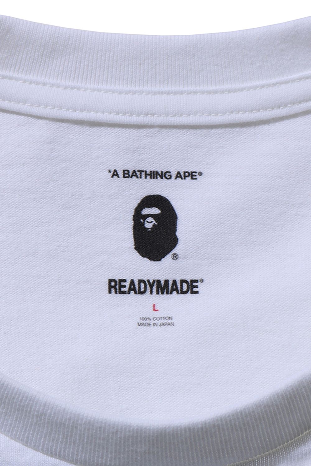 A BATHING APE アベイシングエイプ ×READYMADE(レディメイド) 3 PACK TEE レディメイド パックT 半袖Tシャツ カットソー ホワイト