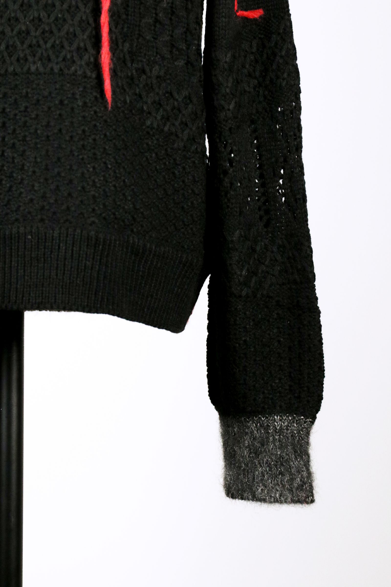 Mixed fur knit P/O / ミックス ファー ニット プルオーバー