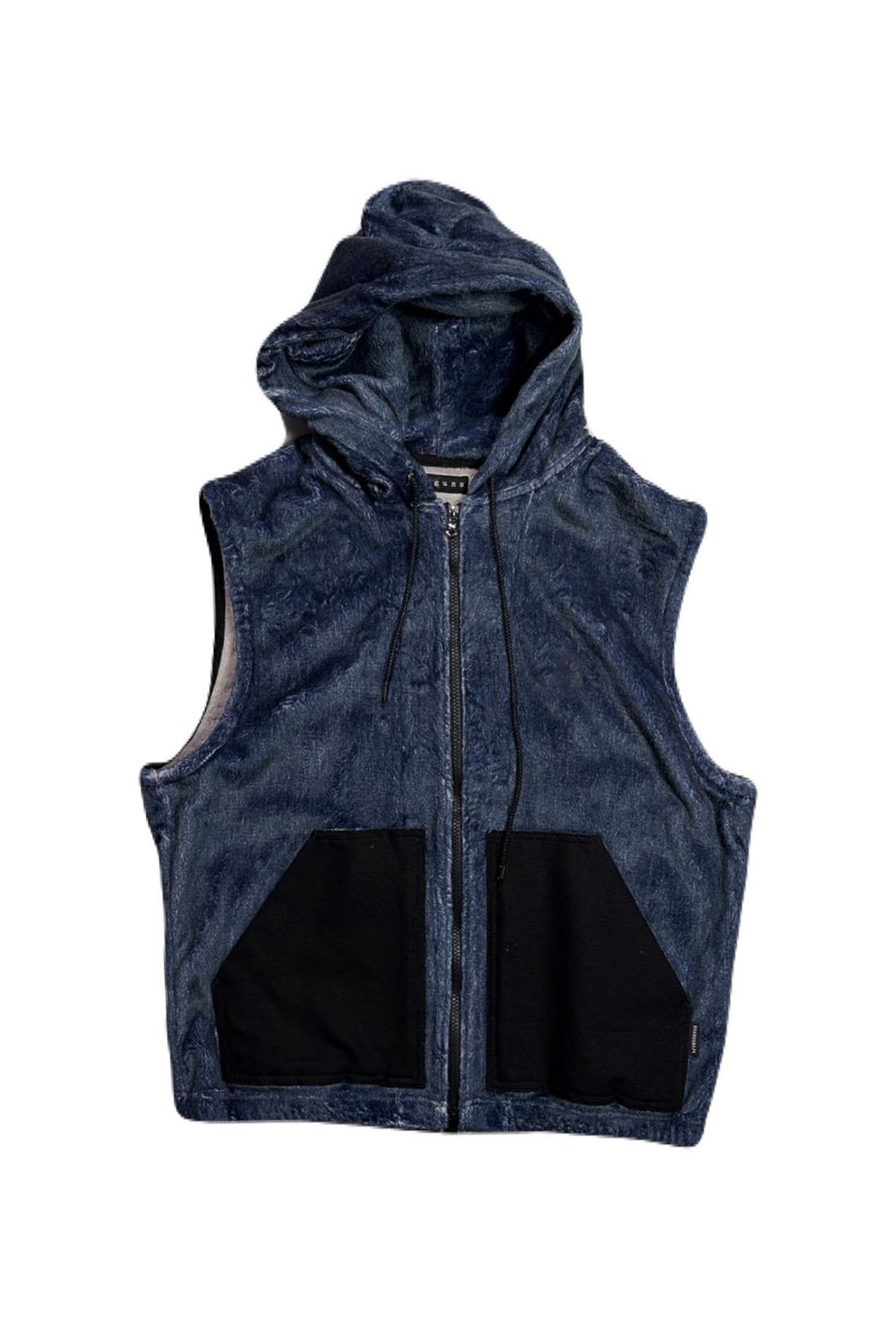 FLEECE DENIM VEST / フリース デニム ベスト