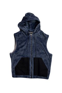 FLEECE DENIM VEST / フリース デニム ベスト