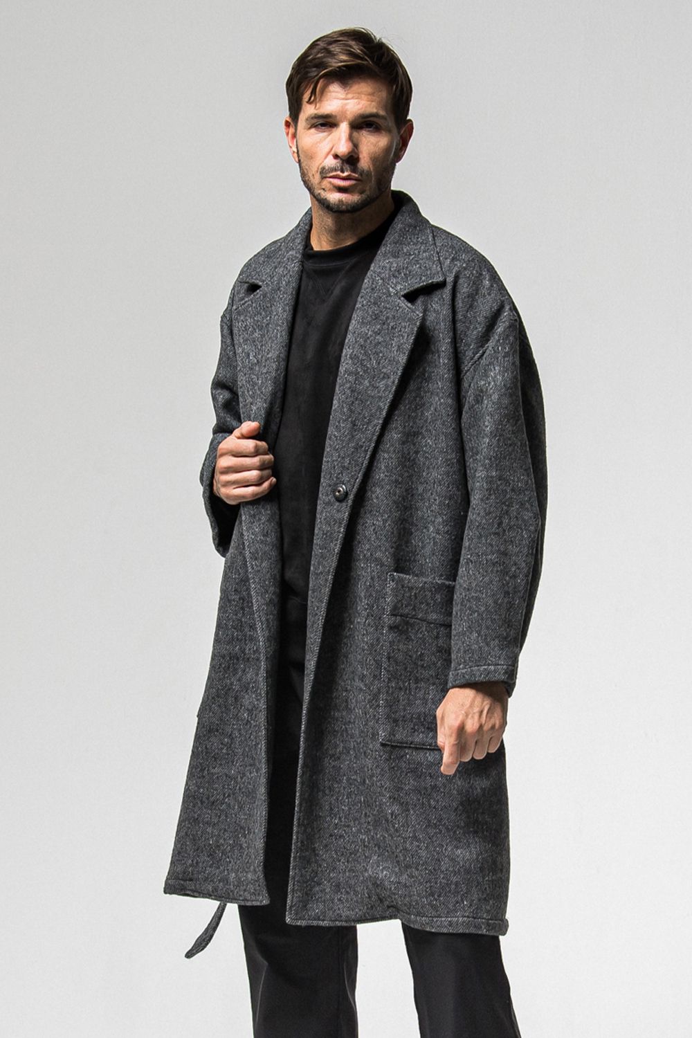 GOWN OVER COAT / オーバーサイズ ガウン コート
