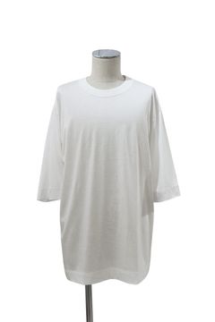 夏におすすめのN.HOOLYWOODの再構築ハーフスリーブシャツ＆デニムの爽やかブルースタイル