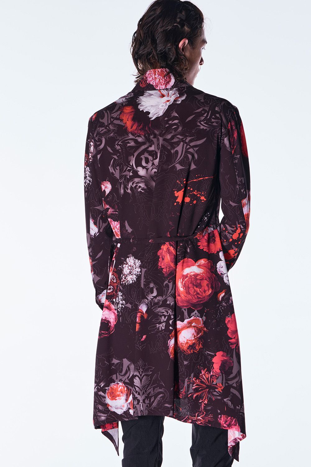 Goth Flora Flare Shirt / ゴス フローラ フレア シャツ