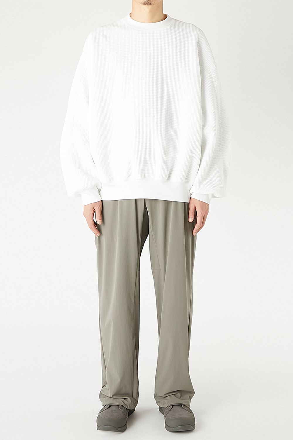 N.HOOLYWOOD TEST PRODUCT EXCHANGE SERVICE CREWNECK SWEATSHIRT / エヌハリウッド テストプロダクトエクスチェンジサービス クルーネック スウェットシャツ