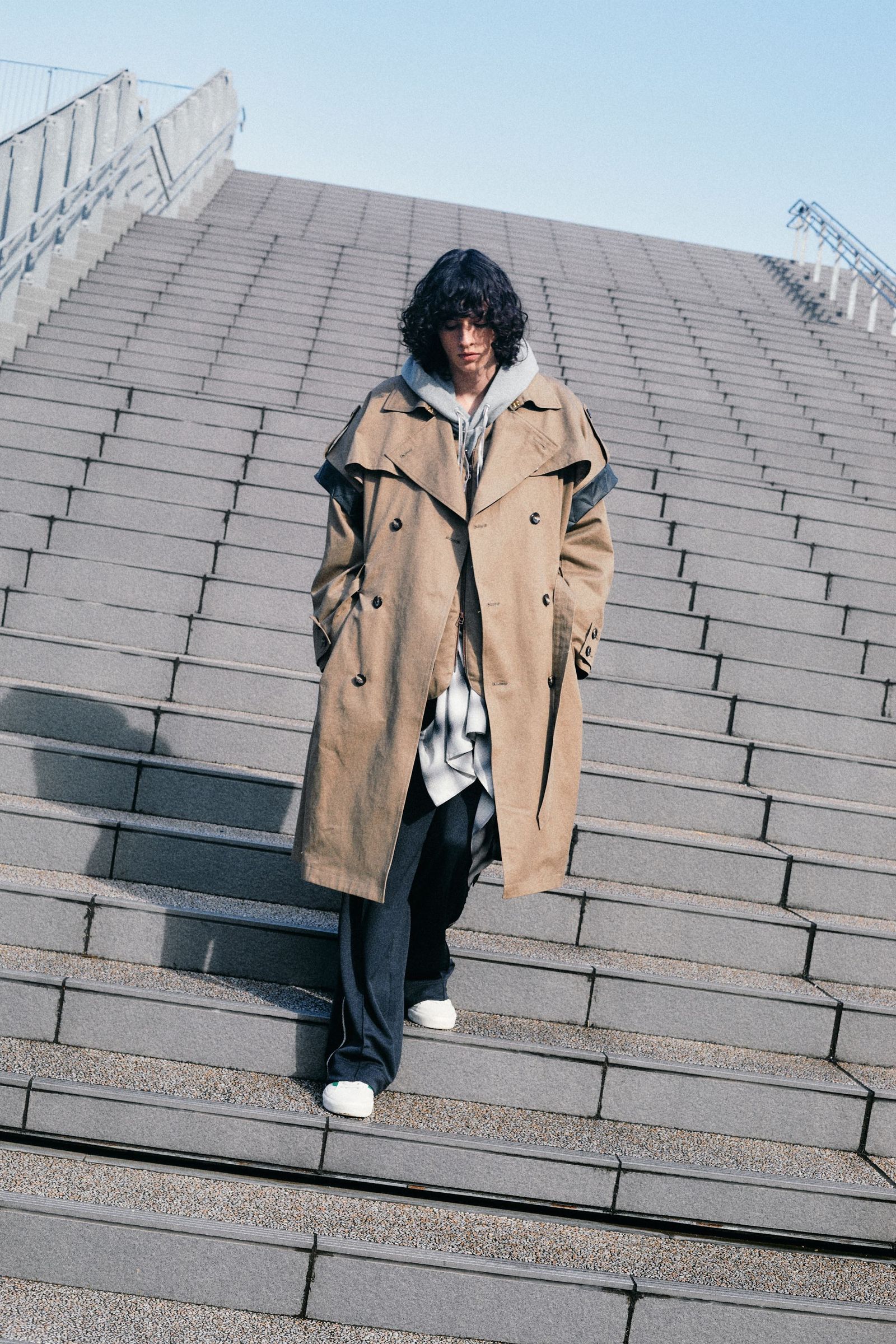 Ombre check SH / オンブレ チェック シャツ