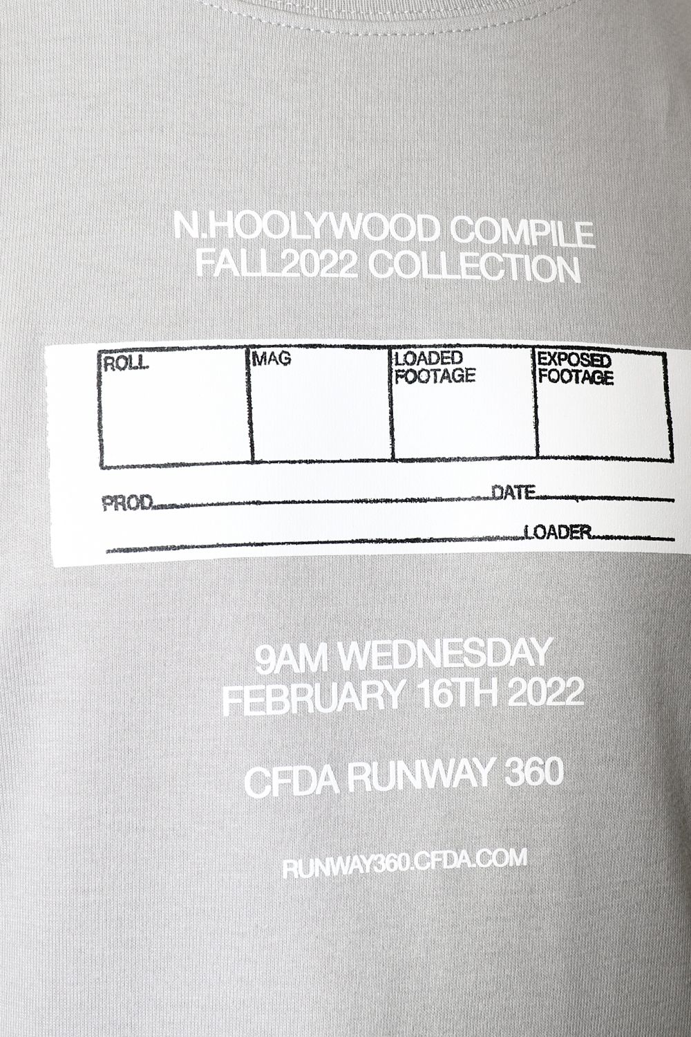 N.HOOLYWOOD COMPILE T-SHIRT / エヌハリウッド コンパイル Tシャツ