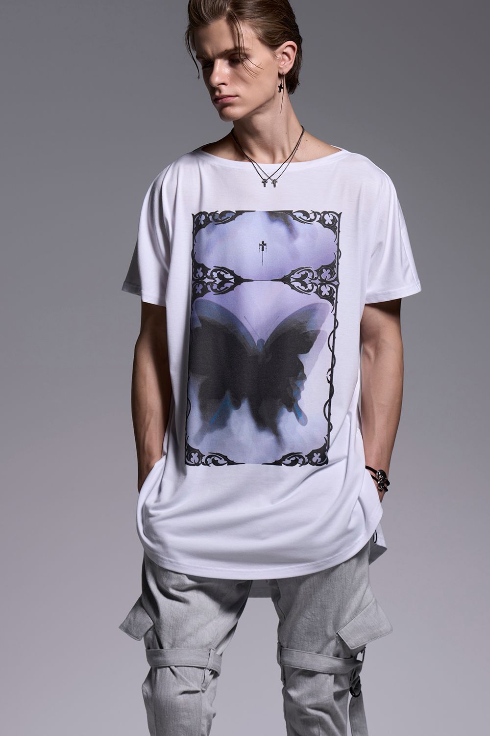 BEATENJIKU French Sleeve-T / ベア天竺 フレンチスリーブ Tシャツ