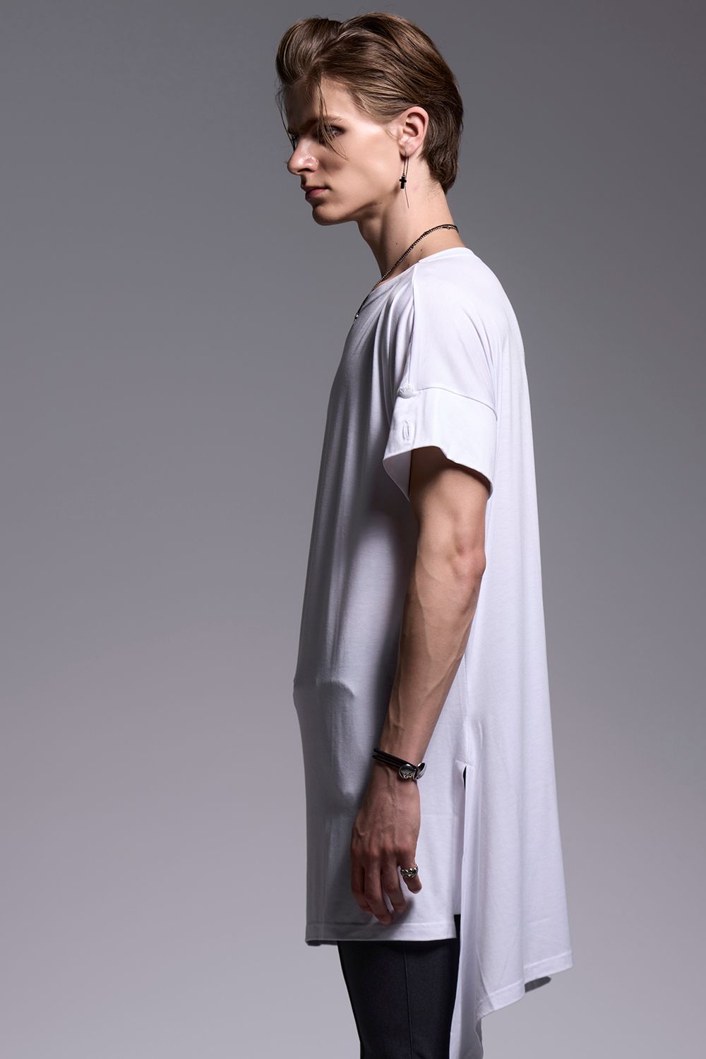 BEATENJIKU Boat Neck Flare-T / ベア天竺 ボートネック フレアTシャツ