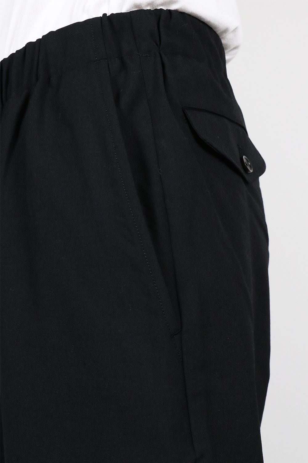 marka - TUMBLED WOOL TROPICAL COCOON WIDE EASY PANTS marka - TUMBLED WOOL TROPICAL COCOON WIDE EASY PANTS