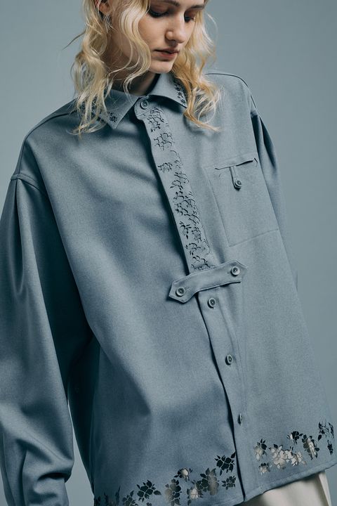 laser cutting SH / レーザー カッティング シャツ
