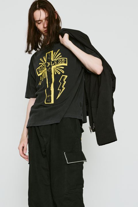 CROSS PRINT S/S T / クロス プリント Tシャツ
