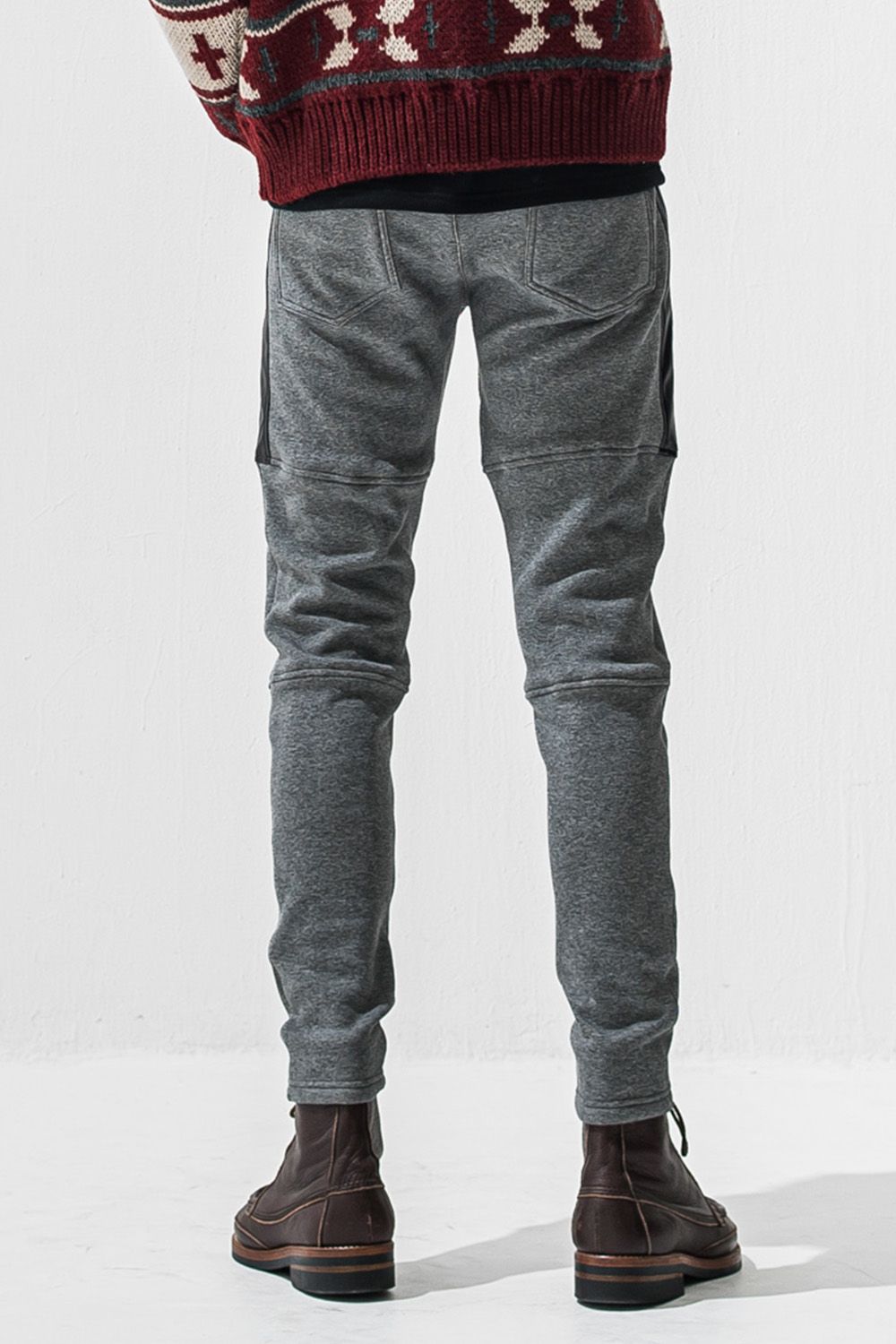 VELOURS FLEECE JT PT /  ベロア フリース 1タック ライン パンツ